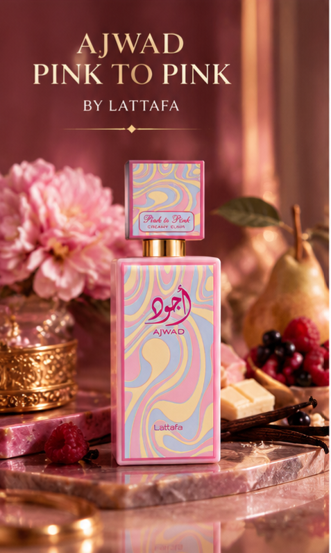 Ajwad Pink To Pink Creamy Elixir Perfume 60ml EDP Lattafa - Image 4